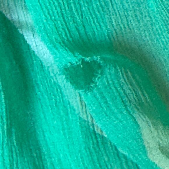 Vintage 1950s Green Chiffon Accordion Pleated Dress Cocktail BETTY INGVOLD READ - Picture 10 of 14